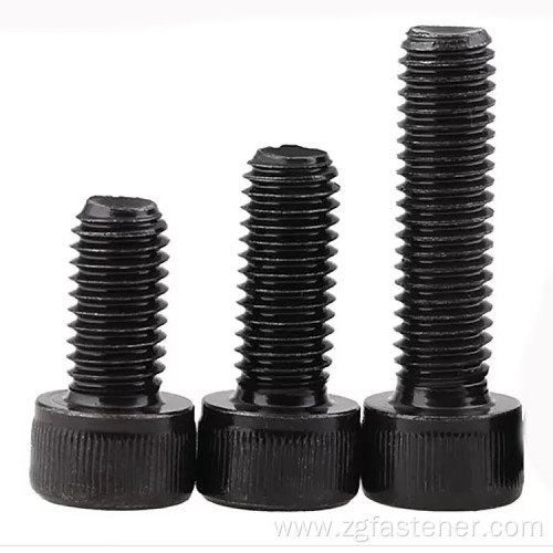 DIN912 black oxide hex head socket cap screw hex socket head screw